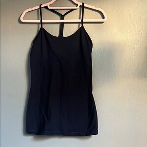 Black lululemon racer back tank